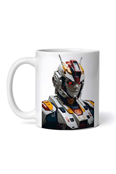 OEM Cană albă personalizată, Robocop, INOVATIX®. 330ml