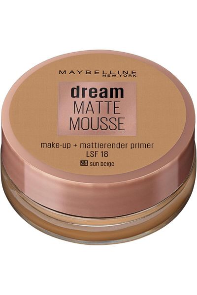 Maybelline New York Maybelline Dream Matte Mousse Lsf18 Foundation & Primer 048 Sun Beige,18ml