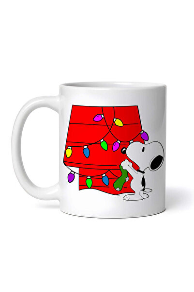 OEM Cană albă personalizată, Snoopy, INOVATIX®. 330 ml