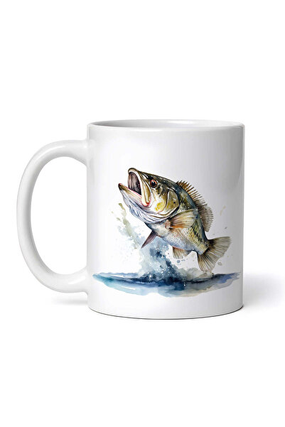 OEM Εξατομικευμένη Λευκή Κούπα, Ψαροπηδώντας, Inovatix®. 330ml