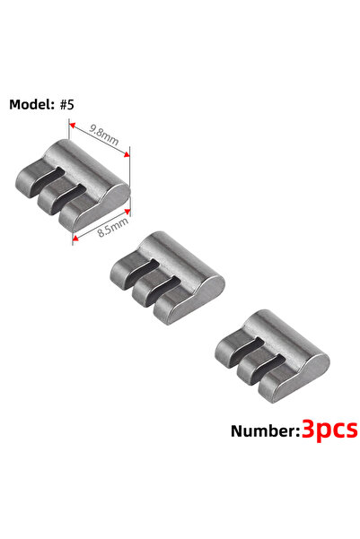Choice 05 3 قطع TANKE 3/6 مجموعة من مشابك محور الدراجة، ملحقات مخلب زنبركي عا...