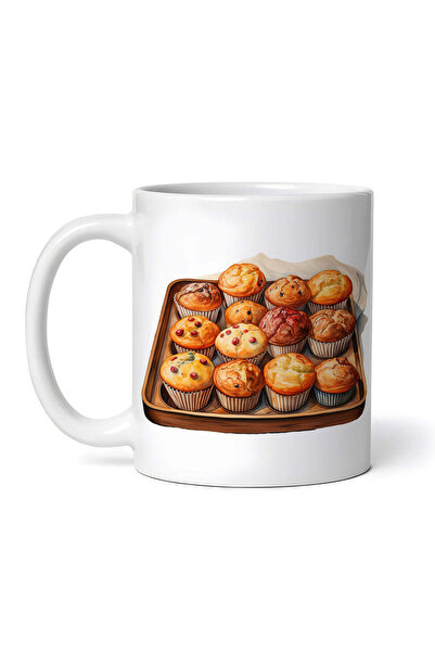 OEM Cană albă personalizată, tavă pentru brioșe, Inovatix®. 330 ml