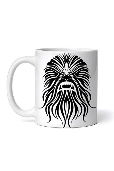 OEM Cană albă personalizată, tatuaj Chewbacca Star Wars, Inovatix®. 330 ml