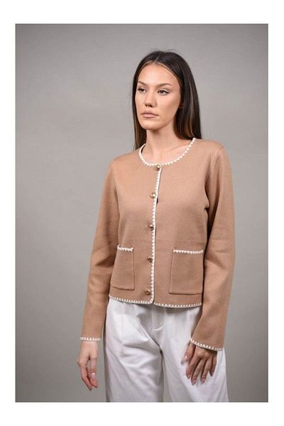 Y TWO WOMEN Cardigan - Brown