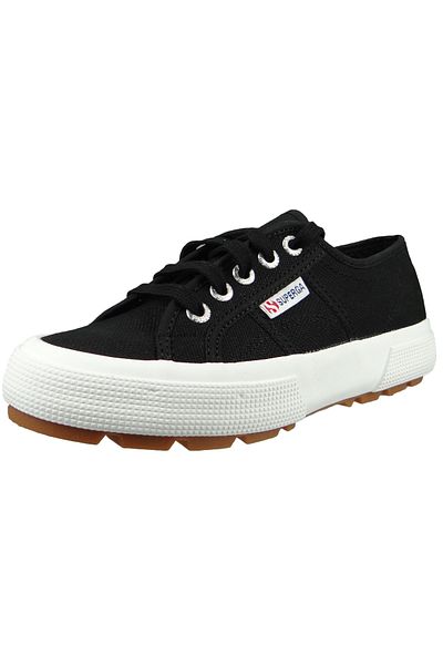 Superga Damen Low Sneaker Tank Cotu S111u7w-2750 Schwarz F83 Black White Textil