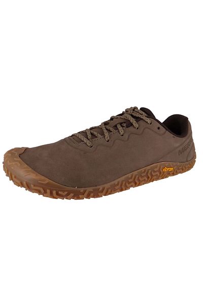 Merrell Herren Laufschuhe Halbschuhe Wanderschuhe Vapor Glove 6 Leather Barefoot J067937 Olive Leder Mit Vi
