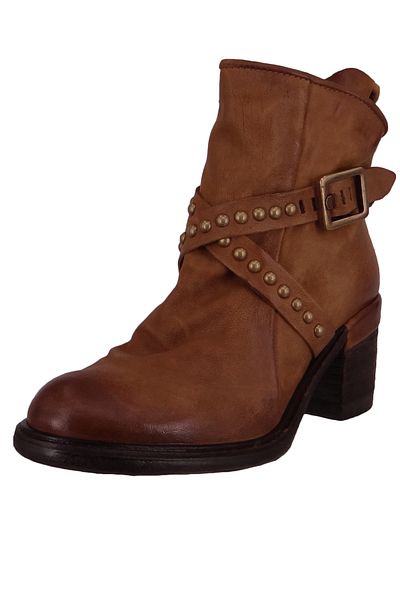 A.S.98 Damen Elegante Stiefelette 4004 Jamal A24223-0101 Braun 6285 Daino Leder