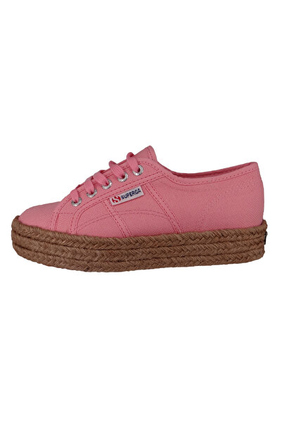 Superga Damen Low Sneaker 2730 Rope Low Top S00cf20 Rosa H54 Pink Leinen
