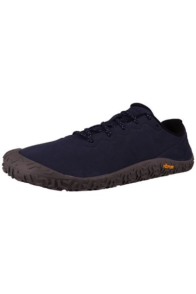 Merrell Herren Halbschuhe Wanderschuhe Vapor Glove 6 Leather Barefoot J067865 Blau Sea Leder Mit Vibram Ec