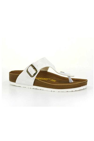 MULEX Mlx Women's Comfort Slippers White Flip Flops
