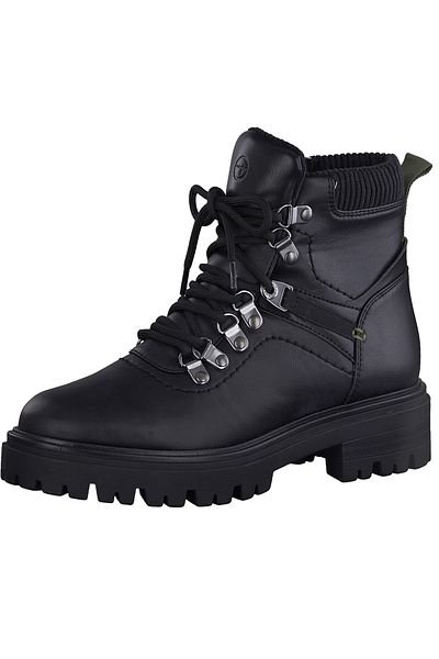 Tamaris Damen Stiefelette 1-26289-29 Schwarz 001 Black Textil/synthetik Mit Touch-it