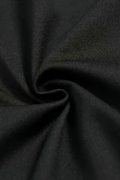 COOL TARZ Men's Black Summer Solid Color Basic Casual Loose Shorts