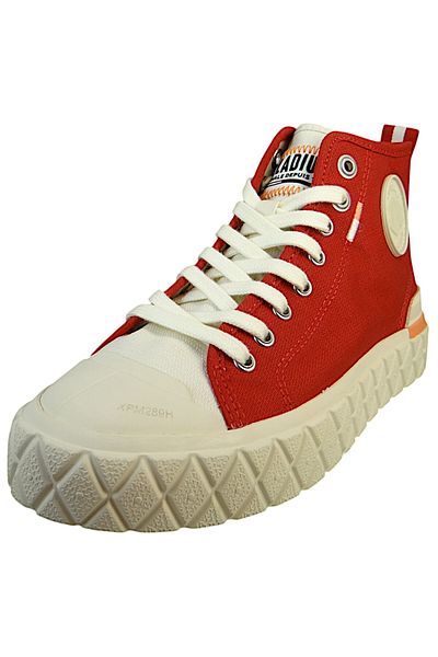 Palladium Damen High Sneaker Palla Ace Chukka Org 79142-656-m Rot Chili Pepper Leinen