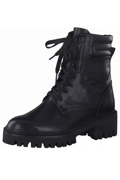 Marco Tozzi Damen Elegante Stiefelette 2-25222-27 Schwarz 002 Black Antic Kunstleder Mit Feel