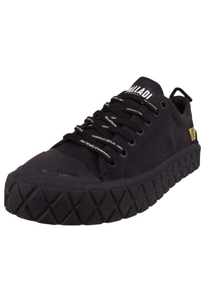 Palladium Damen Low Sneaker Palla Ace Lo Surplus 74488-060-m Schwarz All Black Baumwolle