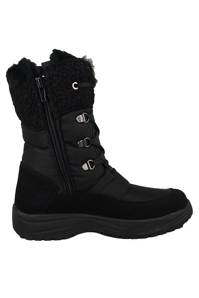 LACKNER Erika L's Tx/oc 7952 Damen Stiefel Winterstiefel Winterschuhe Leder/synthetik Schwarz Schwarz