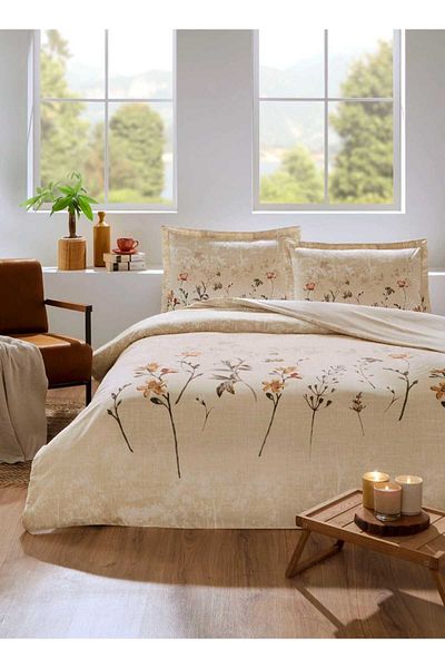 Özdilek Özdi̇lek Double Person Pique Set Cream Ramas Secas