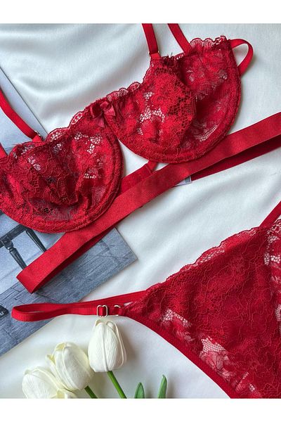 La Linaa A+ Flowers Bralet Set