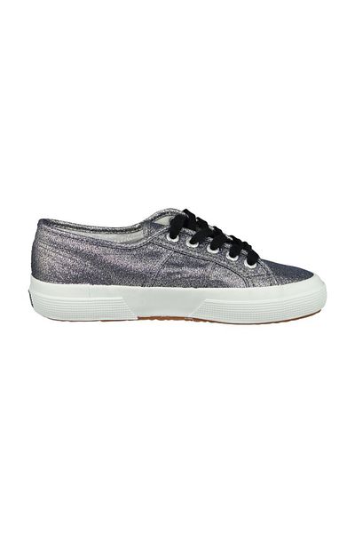 Superga Schuhe Sneaker Lamew Classic Metallic Grey Grau 2750