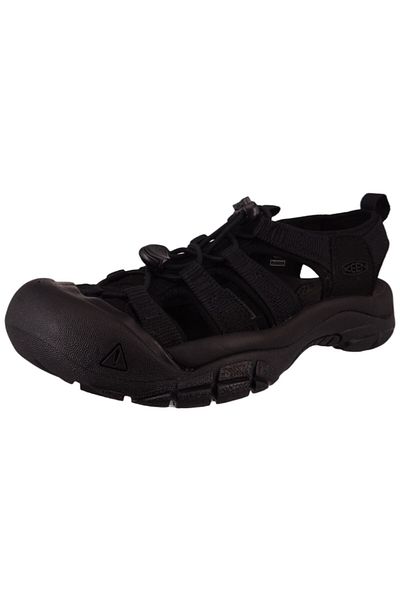 Keen Damen Trekking-sandalen Sandalen Wanderschuhe Newport H2 1025028 Schwarz Triple Black Polyester Mit