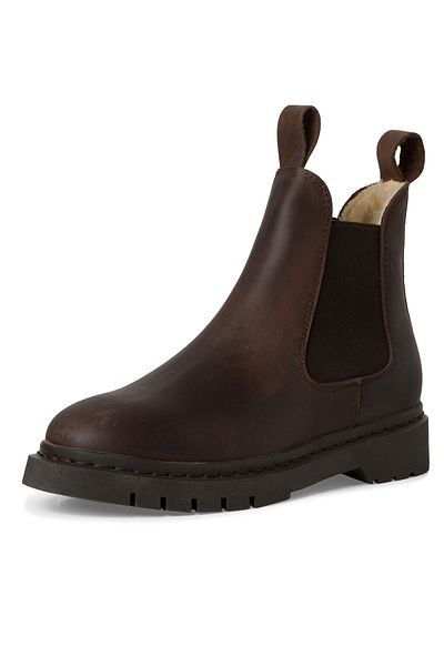 Tamaris Damen Elegante Stiefelette 1-26829-41 Braun 300 Brown Leder Mit Removable Sock