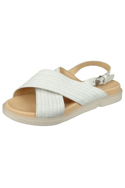Mjus Damen Sandalen Ketta P07006-0201-6001 Weiß Bianco Leder