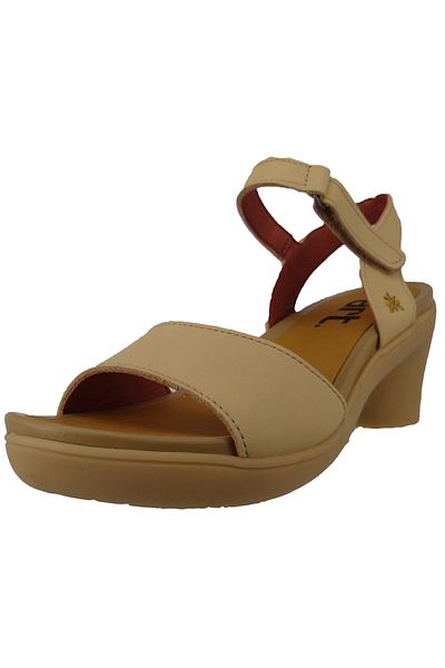 ART Damen Sandalen Alfama Grass Waxed 1475 Gelb Wheat Leder Mit Softlight Fußbett