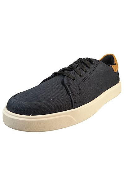 Timberland Herren Low Sneaker Emerson Street Low Top Tb0a6cqqek7 Schwarz Black Canvas Leinen