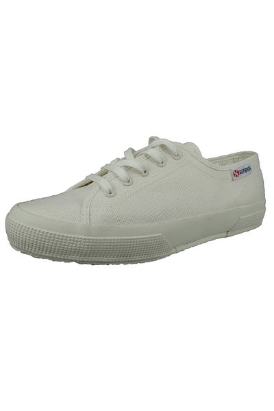 Superga Damen Low Sneaker 2725 Nude Low Top S4116ew Weiß Aff White Avorio Nude Leinen