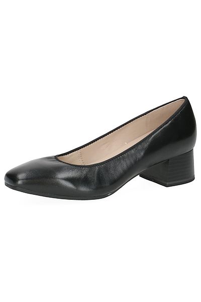 Caprice Damen Klassische Pumps 9-22303-43 Schwarz 022 Black Nappa Leder