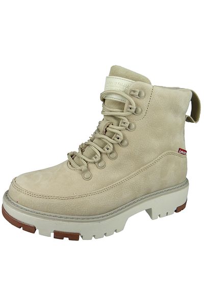 Levi's Damen Sportliche Stiefelette Solvi High 233620-1703 Beige 23 Beige Leder