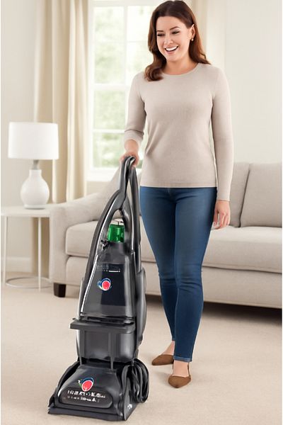 Hoover Brush & Wash 2-in-1 Carpet & Hard Floor Cleaner, Spin Scrub Brush, Twin Tank - F5916901