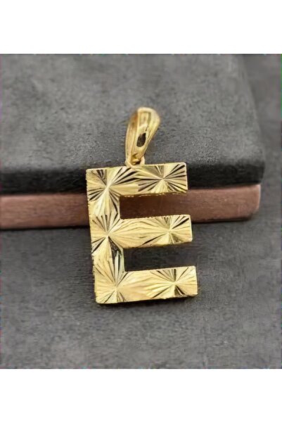 Özaydın 14 k E harfi kolye ucu (büyük boy ) uygun fiyata bütün harfler mevcuttur