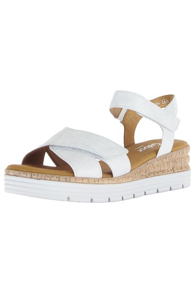 GABOR Damen Sandalen G-weite 62.704 Weiß 61 Bianco Leder