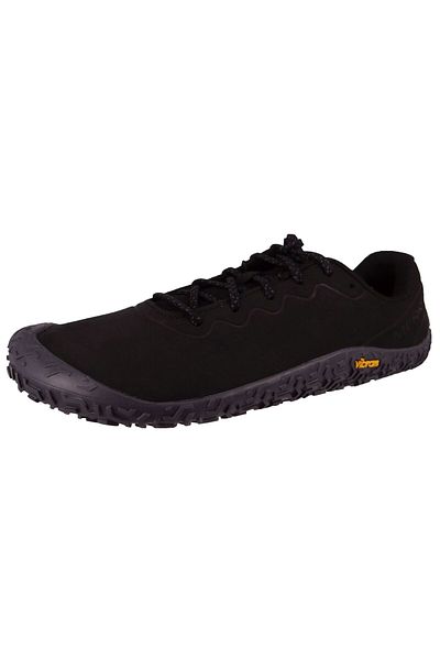 Merrell Herren Halbschuhe Wanderschuhe Vapor Glove 6 Leather Barefoot J067939 Schwarz Black Leder Mit Vibr