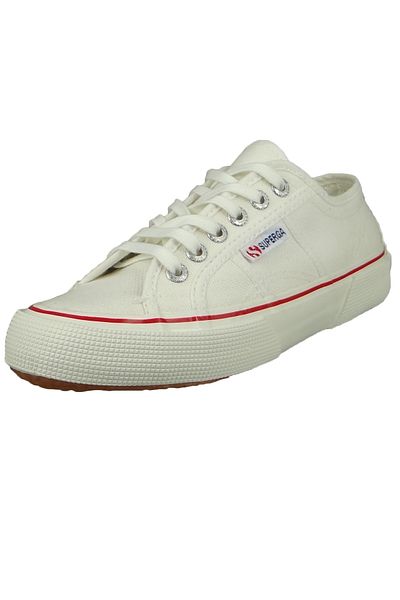 Superga Damen Low Sneaker 2490 Bold Groovy Patches Low Top S81259w Weiß Al3 White Avorio Groovy Patch Leinen
