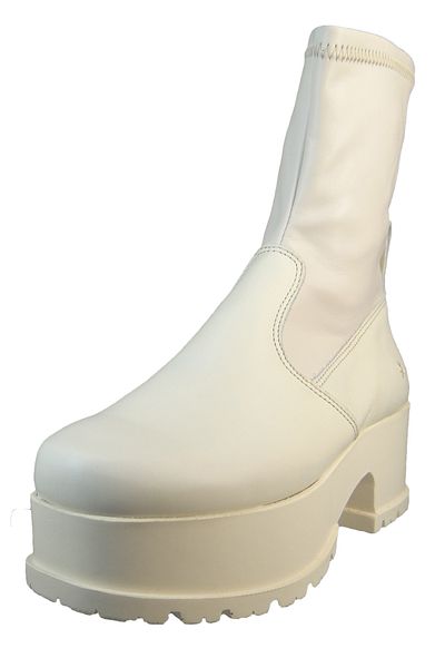 ART Damen Elegante Stiefelette Manchester 1826 Creme Cream Leder