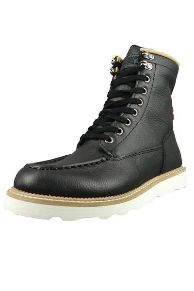 Levi's Damen Elegante Stiefelette Darrow Mocc S 234735-700 Schwarz 59 Regular Black Leder