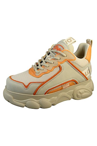 Buffalo Damen Low Sneaker Cld Chai 1636065 Beige Beige/orange/rosa Textil/synthetik