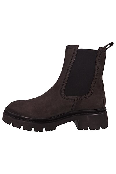 GABOR Damen Elegante Stiefelette Chelsea F-weite 51.850 Grau 19 Pepper Leder