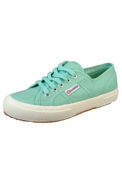 Superga Damen Low Sneaker 2750-cotu Classic Low Top S000010 Grün Anb Green Water-favorio Leinen