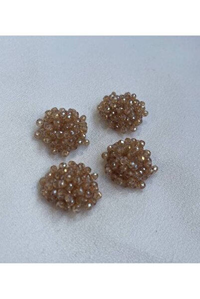 Parça Kumaş Dünyası Özel Tasarım İthal Düğme Gold Renkte