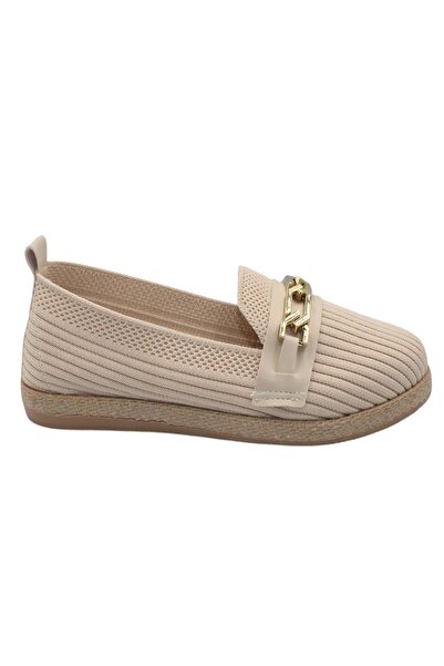 Celira Tricotaje bej cu cataramă Pantofi de zi cu zi pentru femei