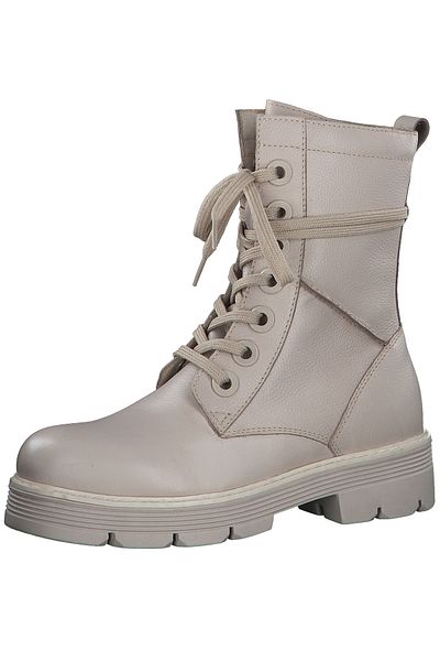 Marco Tozzi Damen Elegante Stiefelette 2-25286-41 Creme 403 Cream Leder Mit Mt Feel
