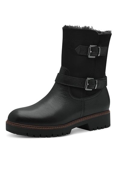Tamaris Damen Stiefel Stiefel Winterschuhe 1-26483-43 Schwarz 001 Black Kunstleder Mit Touch-it