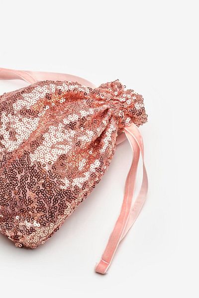 Le Mabelle Rose Sequined Girl's Bag