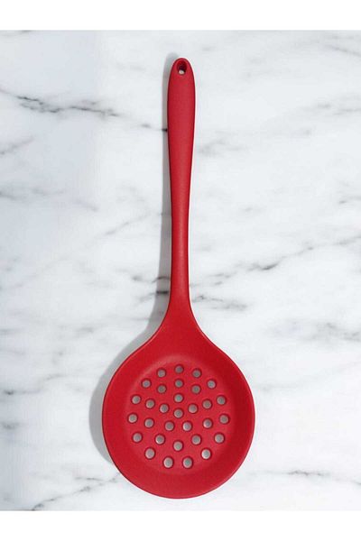 elfnur Hard Tip Heat Resistant Fireproof Non-Stick Silicone Colander 33 cm