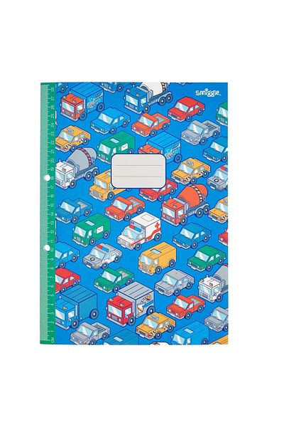 SMIGGLE - دفتر ملاحظات مقاس A4 مكون من 64 صفحة بمسطرة