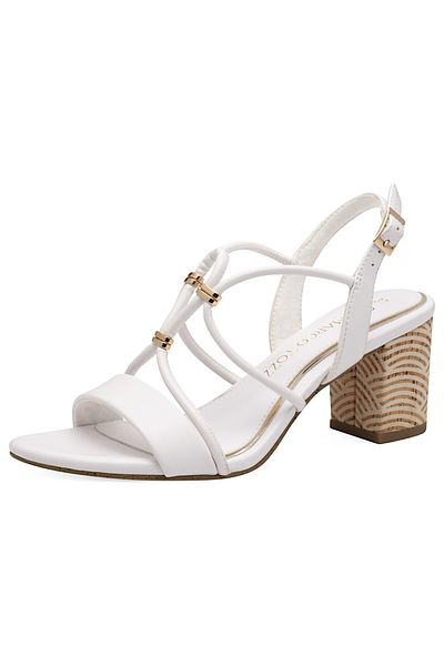 Marco Tozzi Damen Sandalen 2-28311-44 Weiß 100 White Kunstleder