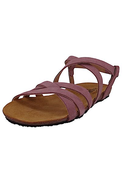 PLAKTON Damen Komfort Sandalen Mam Vali 575184 575184 Afelpado Lila Malva Leder